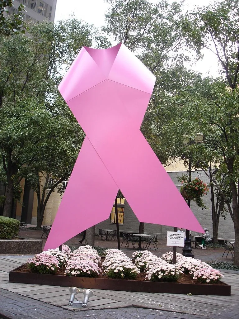 Ruban rose, symbole de la lutte contre le cancer du sein